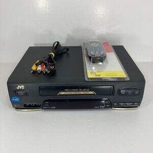 JVC HR-VP653U VHS VCR Player Recorder 4 Head w/ Remote & Cables TESTED